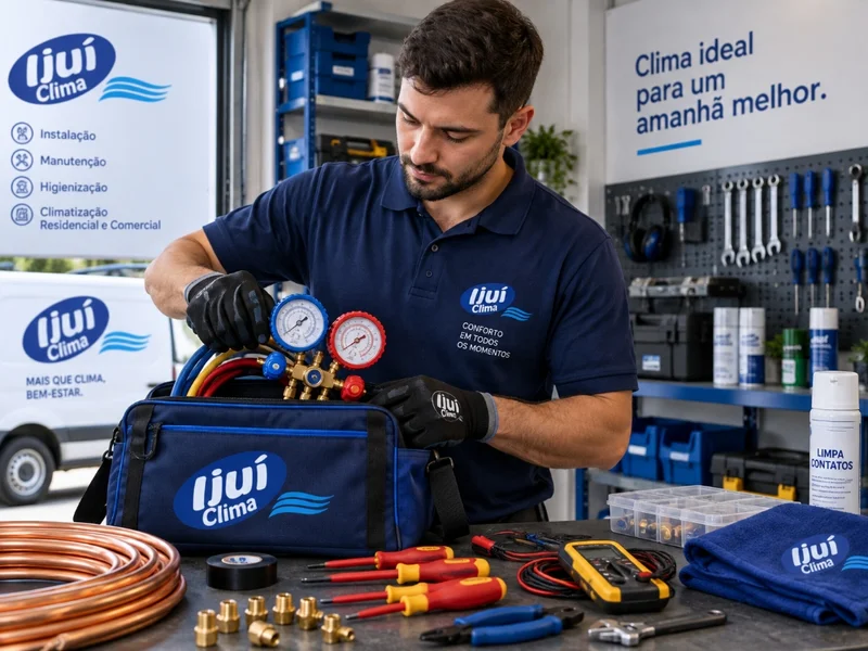 Preparação de ferramental de precisão e materiais técnicos da Ijuí Clima
