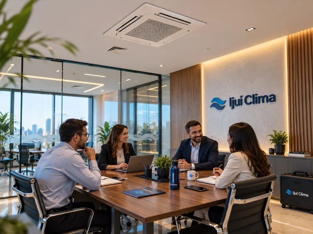 Sala corporativa de reuniões com ar-condicionado Cassete embutido no teto
